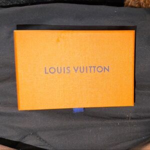 Louis Vuitton Orange Box with Blue Logo